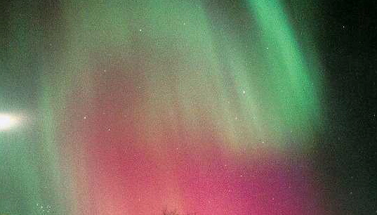 NORTHERN LIGHTS AT BELAIR, MB., CANADA, DEC. 20, 1999